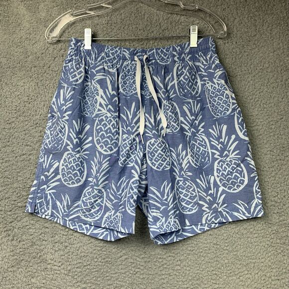 Chubbies Swim Trunks The Thigh Napples Mens Size Medium 7" Mesh Lined Pineapple - Picture 1 of 13